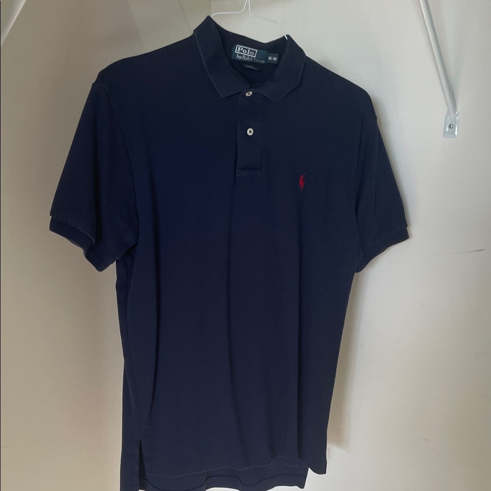 Polo by Ralph Lauren Men's Dark Blue Polo Shirt